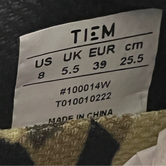 NIB TIEM Slipstream Green Camo Cycling Shoes SPD Pedals sz 8 / 39 - Picture 10 of 13